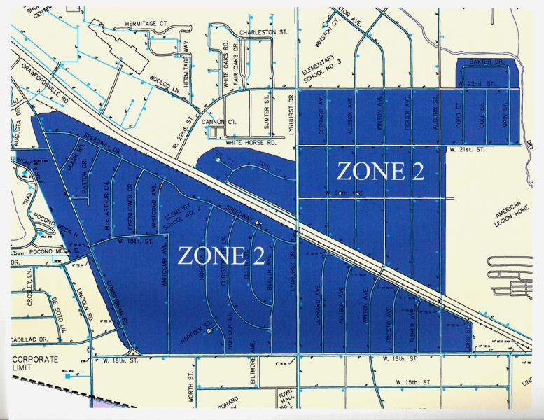 Map of Zone 2