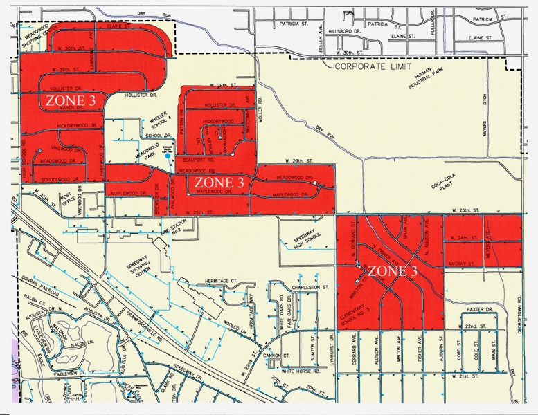 Map of Zone 3