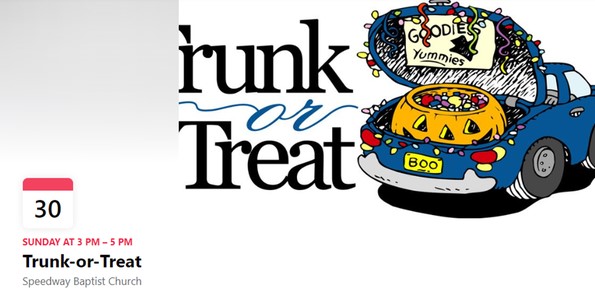 trunk or treat flyer