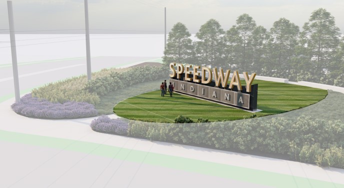 CGI image of newly announced sign