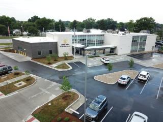 Arial view of the Speedway Municipal Center