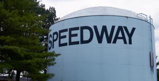 Water holding tank at Water Plant