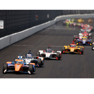 INDYCARs on the IMS Track 