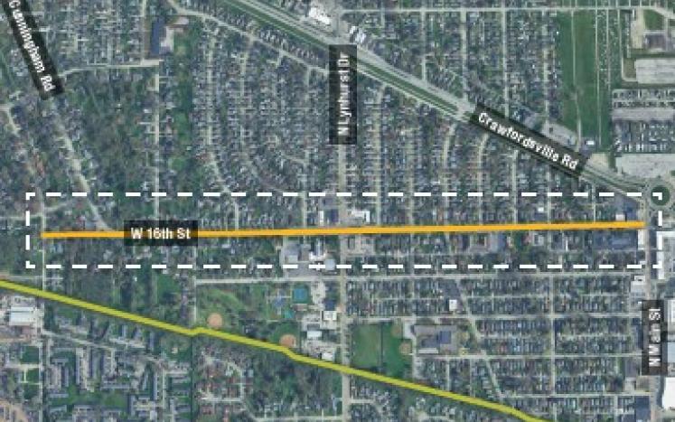 16th Street Corridor Map